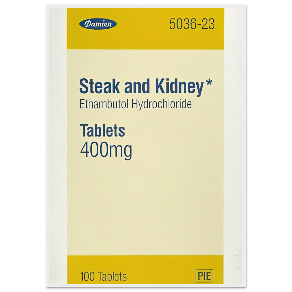 STEAK AND KIDNEY 1999 Framed Poster | Damien Hirst Framed Prints Wall Art | Damien Hirst Store