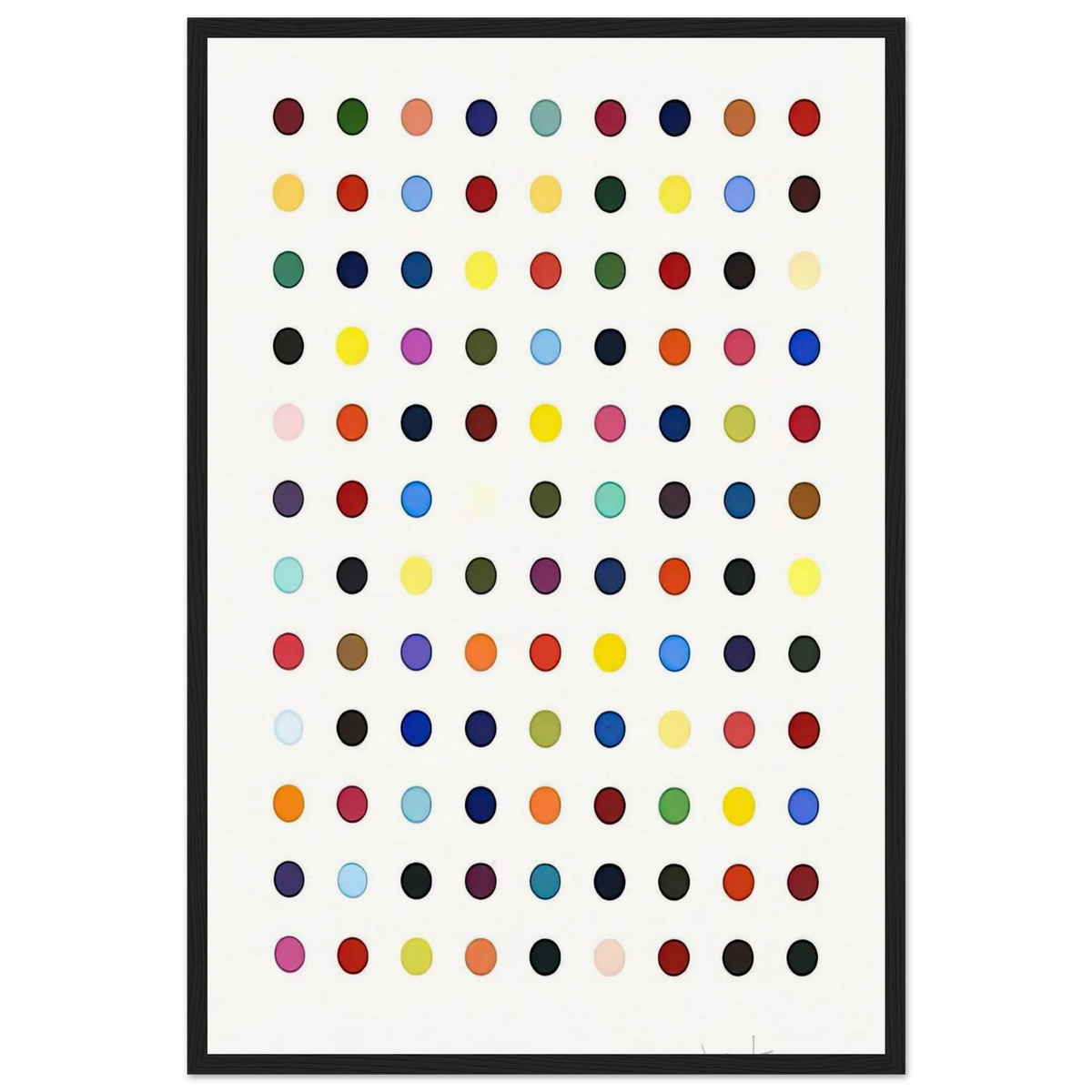 FLUMEQUINE Framed Poster | Damien Hirst Framed Prints Wall Art | Damien Hirst Store