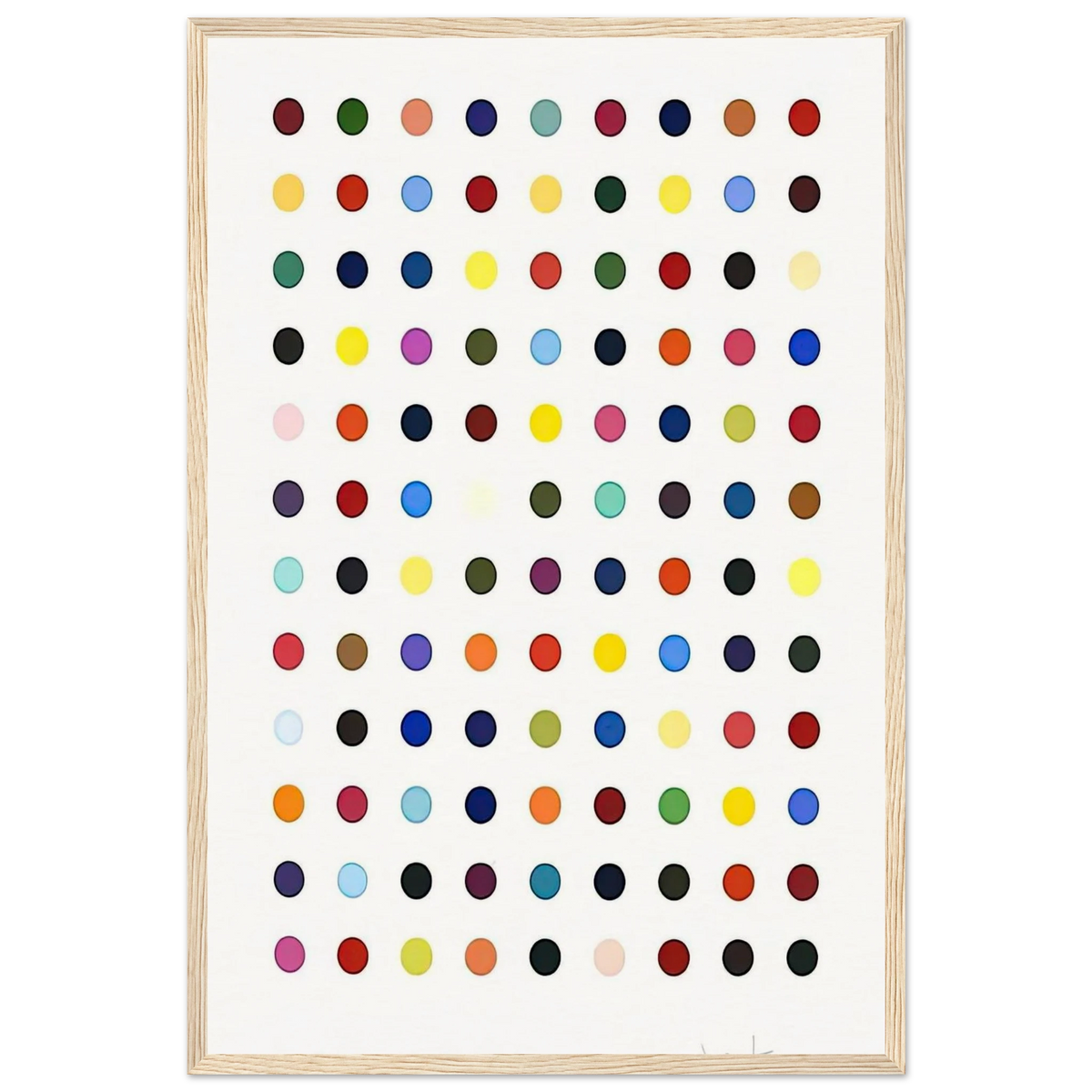 FLUMEQUINE Framed Poster | Damien Hirst Framed Prints Wall Art | Damien Hirst Store