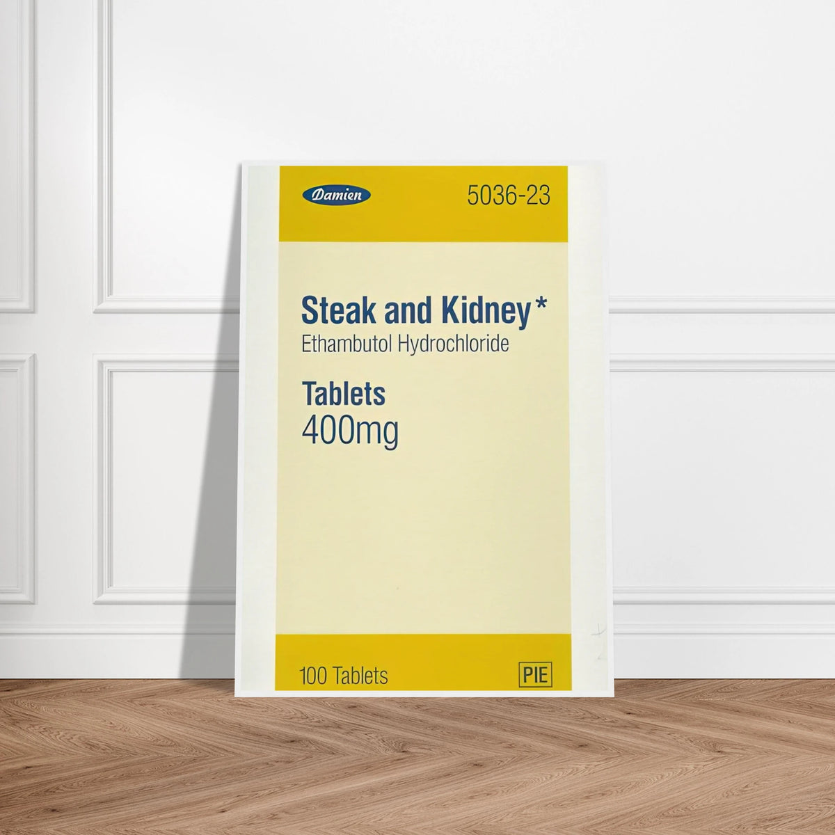 STEAK AND KIDNEY 1999 Framed Poster | Damien Hirst Framed Prints Wall Art | Damien Hirst Store