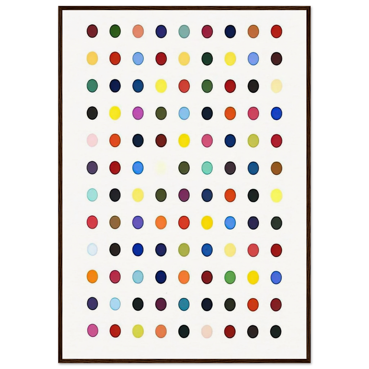 FLUMEQUINE Framed Poster | Damien Hirst Framed Prints Wall Art | Damien Hirst Store