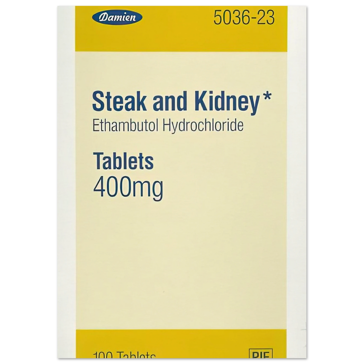 STEAK AND KIDNEY 1999 Poster | Damien Hirst Poster | Damien Hirst Store