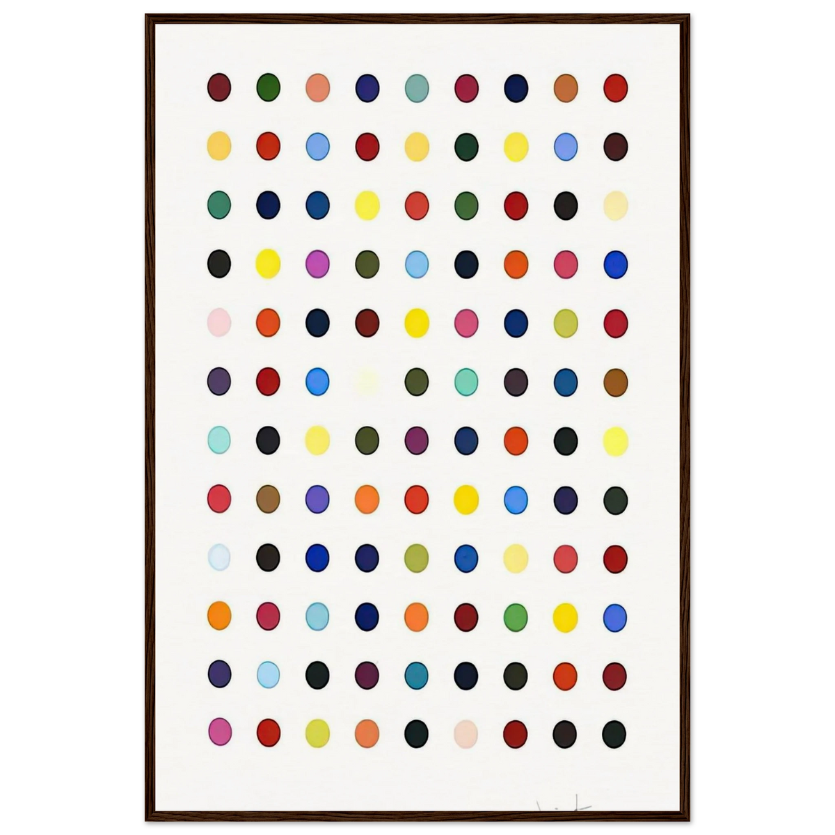 FLUMEQUINE Framed Poster | Damien Hirst Framed Prints Wall Art | Damien Hirst Store