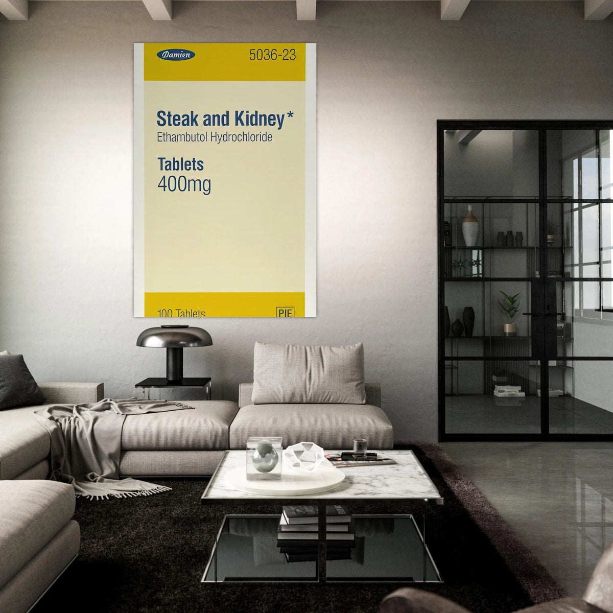 STEAK AND KIDNEY 1999 Poster | Damien Hirst Poster | Damien Hirst Store