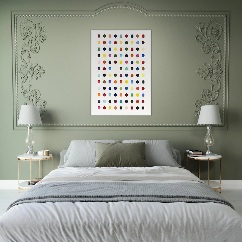 FLUMEQUINE Framed Poster | Damien Hirst Framed Prints Wall Art | Damien Hirst Store