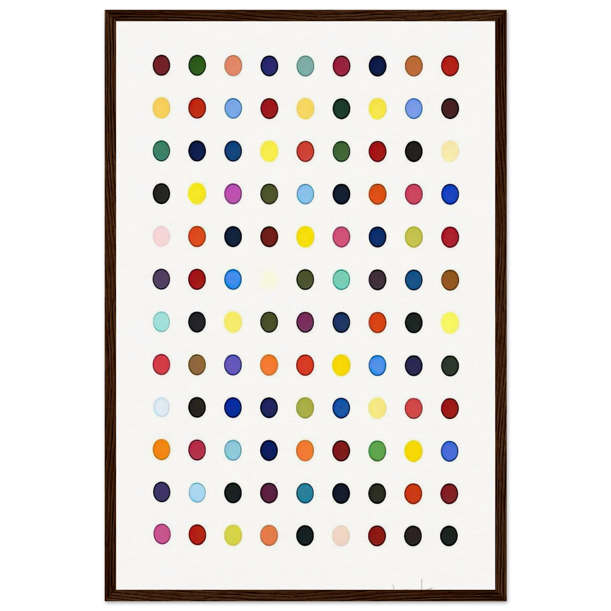 FLUMEQUINE Framed Poster | Damien Hirst Framed Prints Wall Art | Damien Hirst Store
