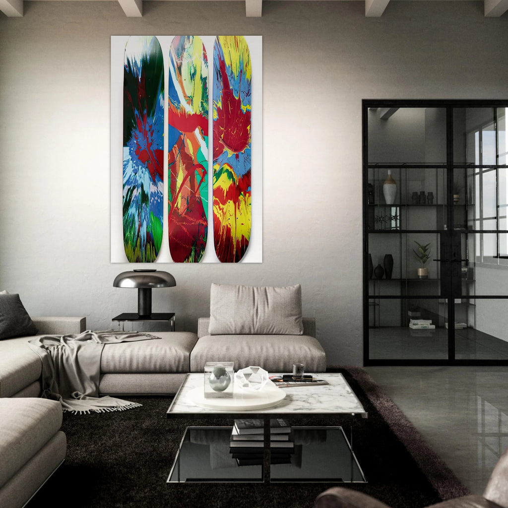 SUPREME SKATE DECKS Poster | Damien Hirst Poster | Damien Hirst Store