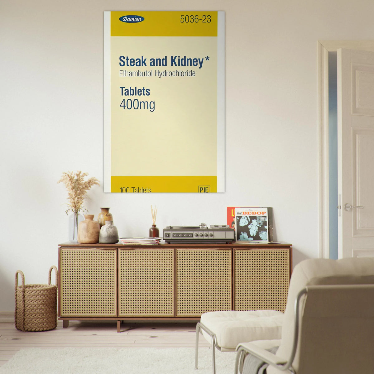 STEAK AND KIDNEY 1999 Poster | Damien Hirst Poster | Damien Hirst Store