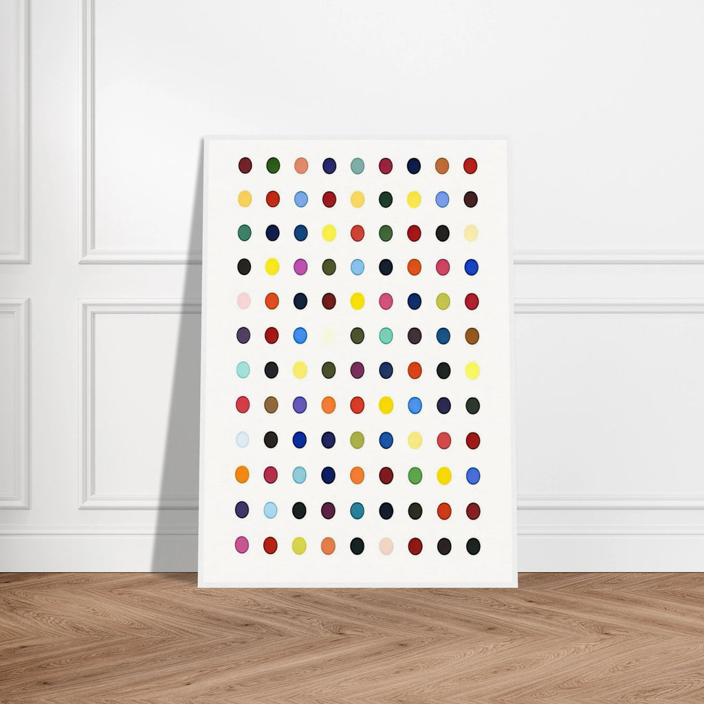 FLUMEQUINE Framed Poster | Damien Hirst Framed Prints Wall Art | Damien Hirst Store