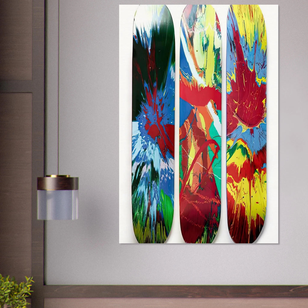 SUPREME SKATE DECKS Poster | Damien Hirst Poster | Damien Hirst Store
