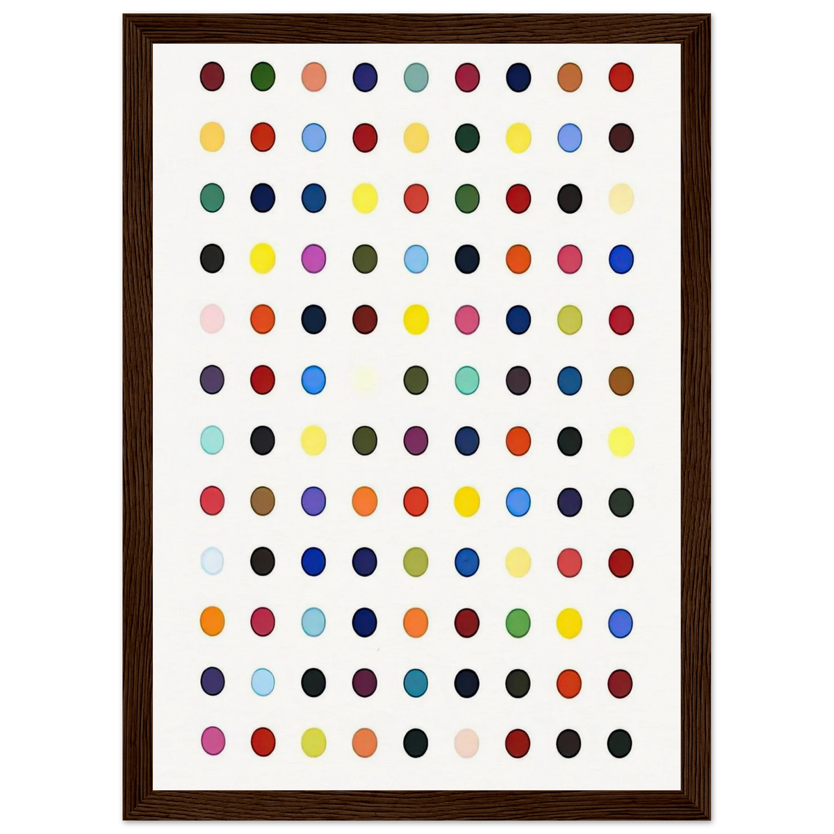 FLUMEQUINE Framed Poster | Damien Hirst Framed Prints Wall Art | Damien Hirst Store