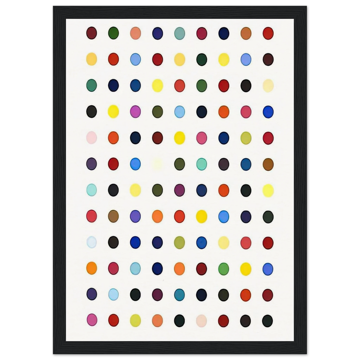 FLUMEQUINE Framed Poster | Damien Hirst Framed Prints Wall Art | Damien Hirst Store