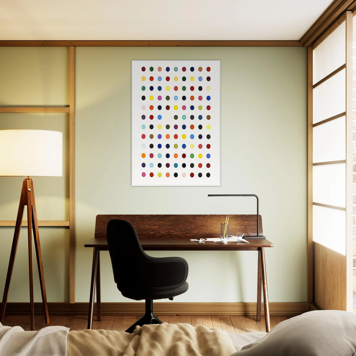 FLUMEQUINE Framed Poster | Damien Hirst Framed Prints Wall Art | Damien Hirst Store