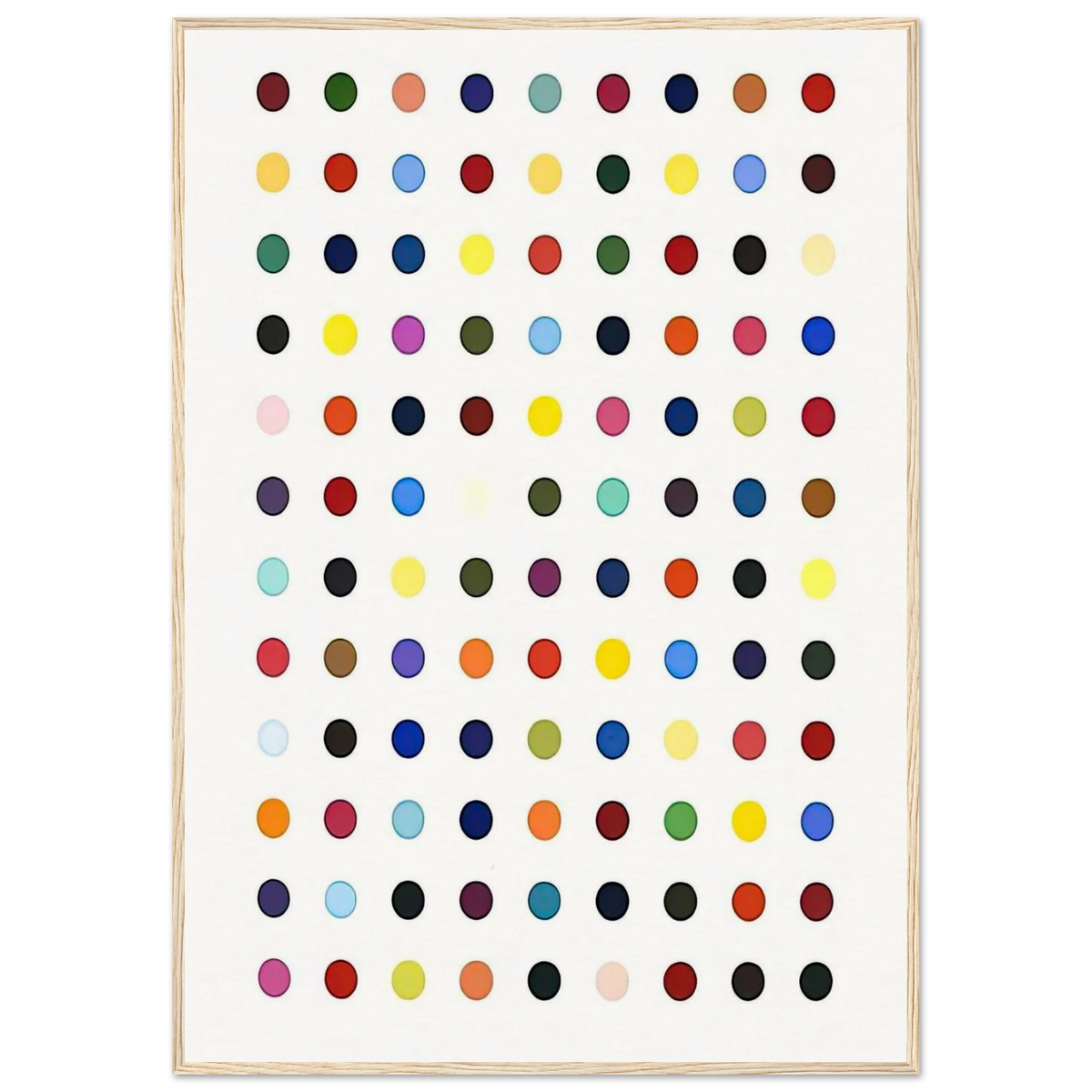 FLUMEQUINE Framed Poster | Damien Hirst Framed Prints Wall Art | Damien Hirst Store