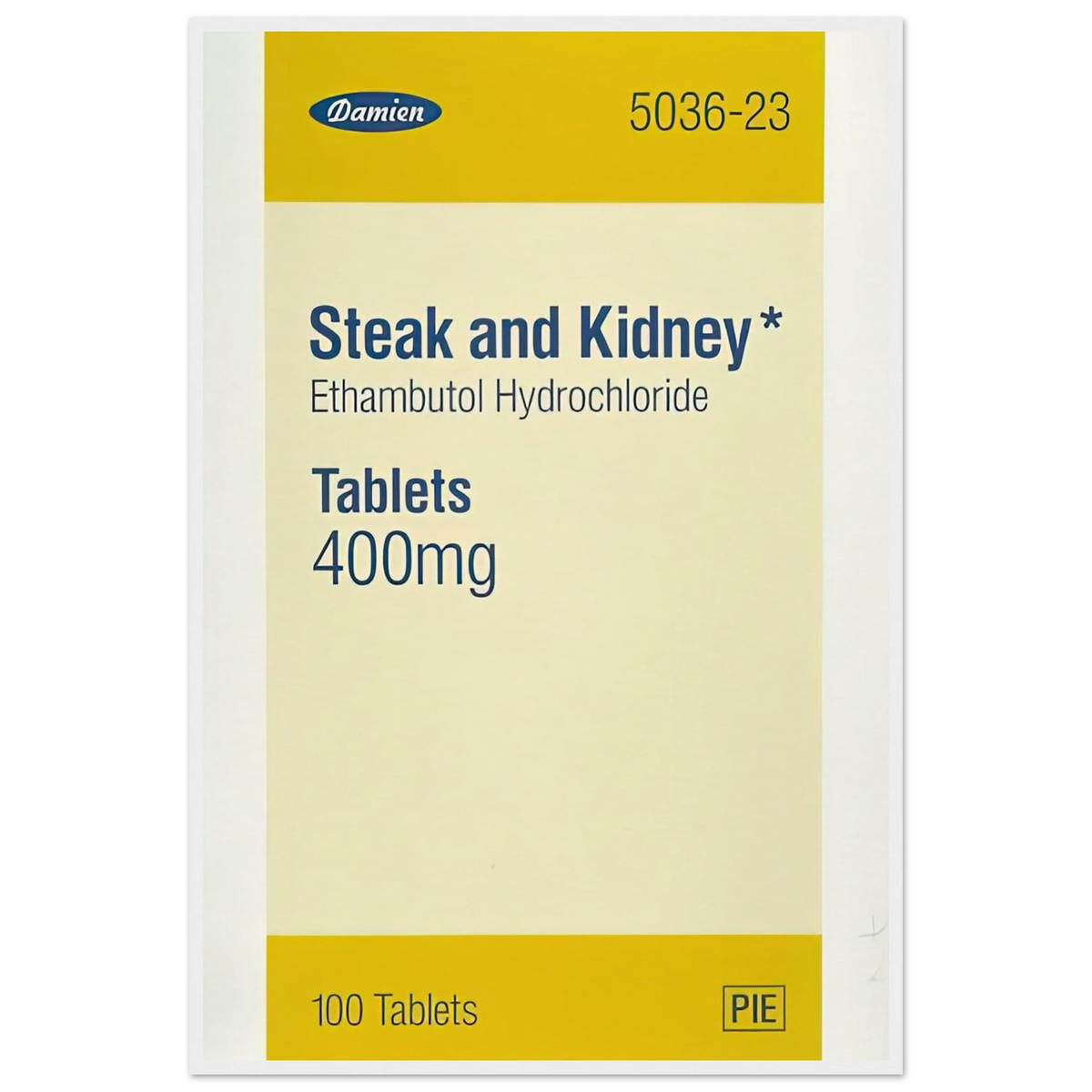 STEAK AND KIDNEY 1999 Framed Poster | Damien Hirst Framed Prints Wall Art | Damien Hirst Store