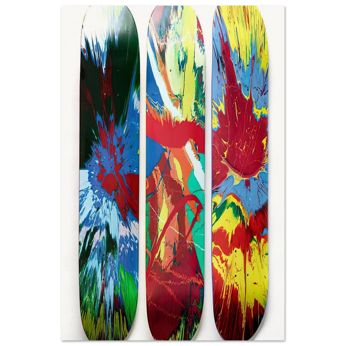SUPREME SKATE DECKS Poster | Damien Hirst Poster | Damien Hirst Store